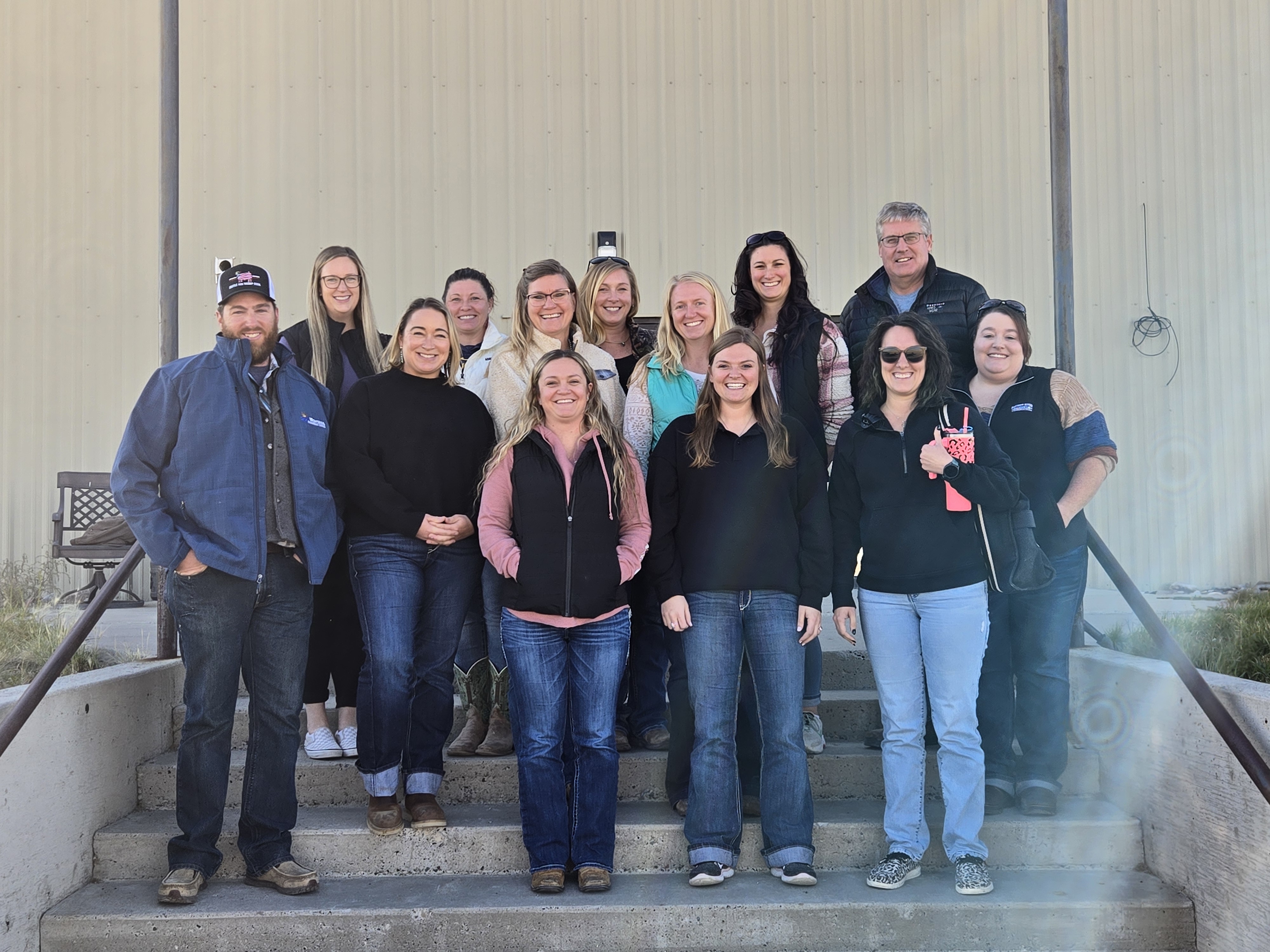 Participants in Big Sky, Big Leadership, Broadwater County at Headwaters Livestock Auction Yard in Wheatland.